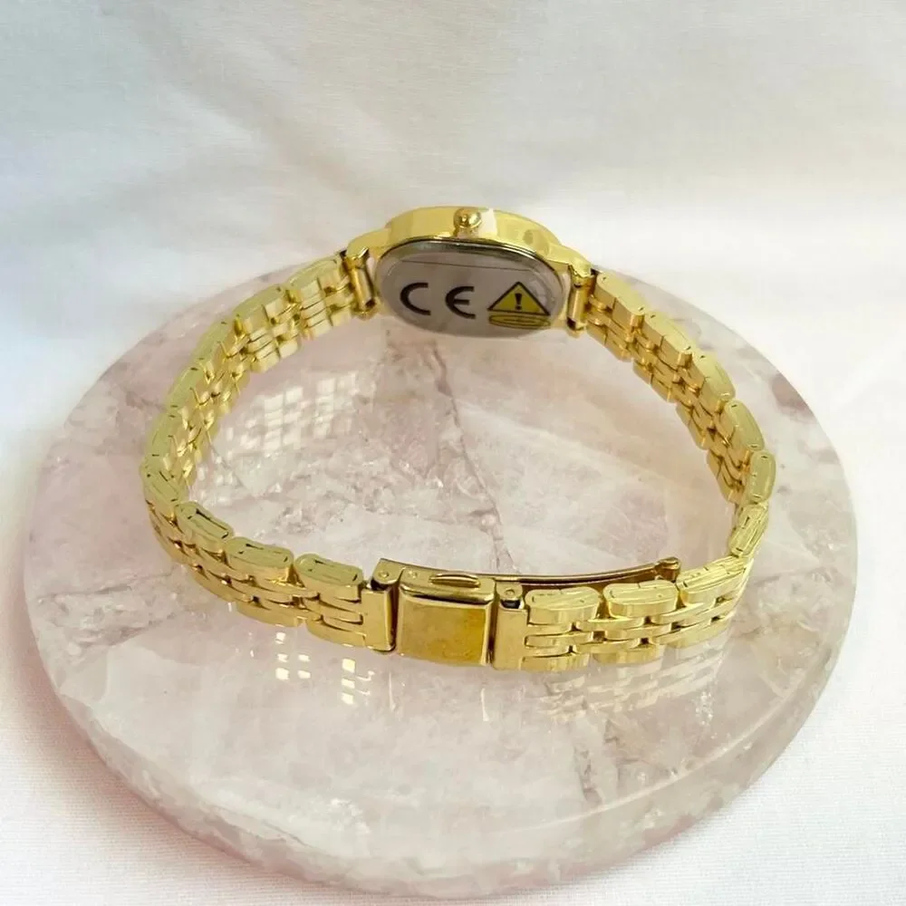 Vintage Inspired Luxury Gold Tone Watch